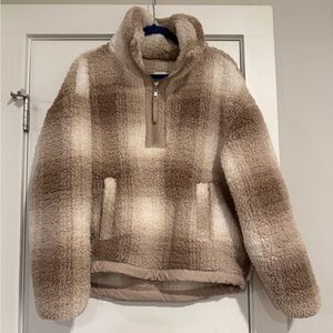 Women’s Abercrombie & Fitch Fuzzy Quarter Zip